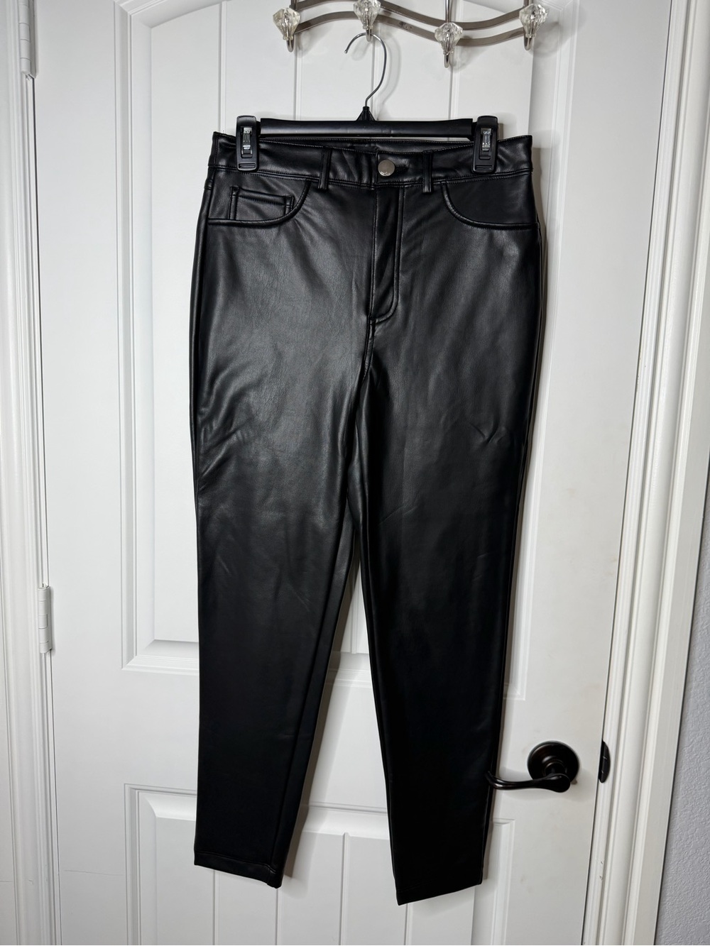 Inc. Black Faux Leather Women’s Jeans
